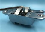 Pearl Chrome Left Open Concealed Hinges For Interior Doors 35mm Thickness