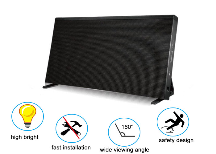 IP65 Sports Perimeter LED Display High Brightness Stadium Billboard