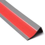 Stair Edge Protection with Anti-slip Plastic Stair Treads and Rubber Edge