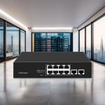 10 Port AI PoE Enterprise Switch The Perfect Choice for Office and Home