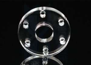 Wholesale High Temperature Resistance Quartz Tube Flange For Chemical Industry Electric Light Source from china suppliers