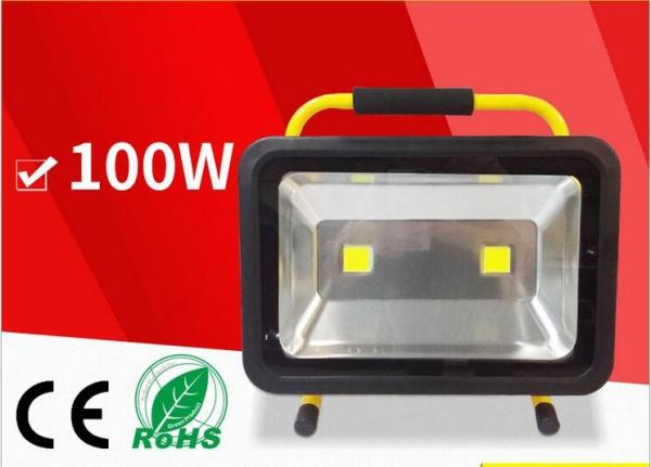 100W Portable rechargeable lithum-ion battery LED flood light outdoor emergency