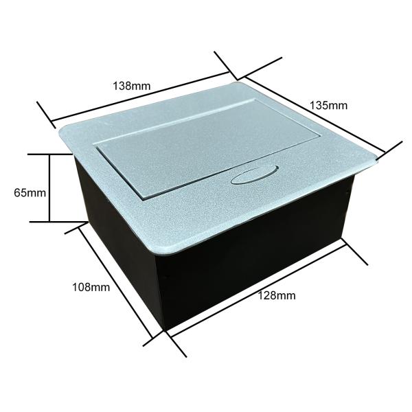 Modern Workspace Power Socket 5m Cable BNT Pop Office Aluminum Embedded 2 IP44 USA Type AU 16A/10A Rated Designed for Australian