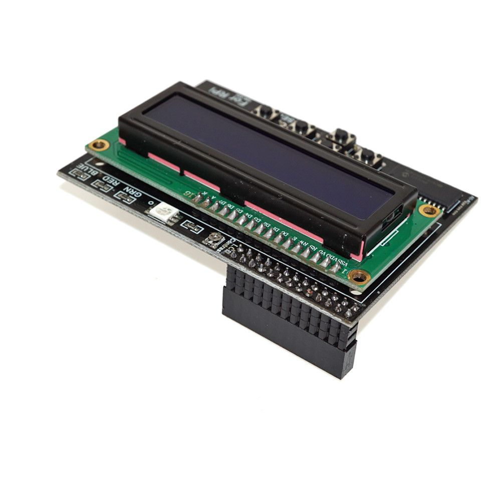 Blue Screen LCD 1602 RGB Keypad Shield for RPI 1602 LCD Display Module