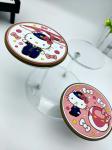 Heatproof Soft PVC Coaster No Spill Thermal Insulation Small Cute