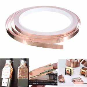Wholesale 0.1mm Adhesive Copper Foil Tape For Rf Copper Radiation Shielding from china suppliers