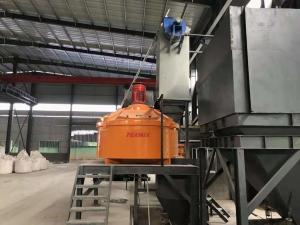 China Small Size PMC250 Refractory Ready Mix Concrete Machine 250L Output Capacity on sale
