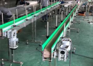 Wholesale Adjustable Speed POM Slat Conveyor for Conveying Bottles from china suppliers