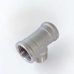 ety Sanitary Butt Weld Fittings Straight Reducing Tee Fitting 2" ~ 6" ASME BPE