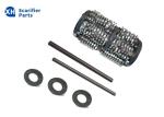 46-55 HRC Scarifying Drum OEM Custom For Removing Road Markings Thermoplastics