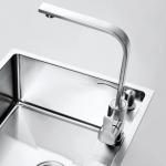 Sigle Lever kitchen cabinet faucet square design