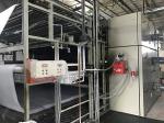 Three layer hot air oven for nonwoven spray bond 40-400gsm wadding