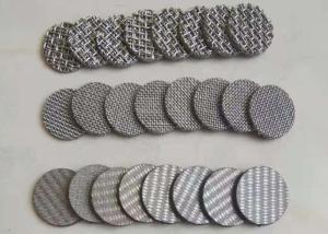 Wholesale High Temperature Round Disc 2mm Thickness Stainless Steel Wire Mesh Filter Disc from china suppliers