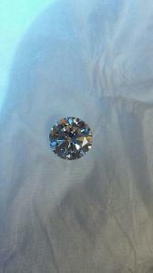 Wholesale Classic Moissanite Loose Moissanite 0.65ct 5.5mm 9.25 Hardness from china suppliers