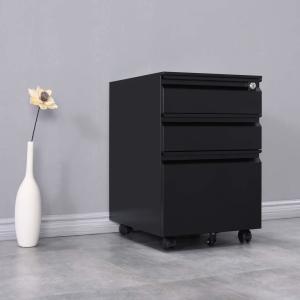 Wholesale 3 Drawer White Metal Under Desk Mobile Pedestal from china suppliers