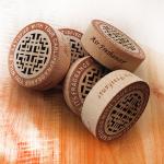Beech Perfume Bottle Cap Aromatherapy Perfume Glass Bottle Cap Solid Wood Wood