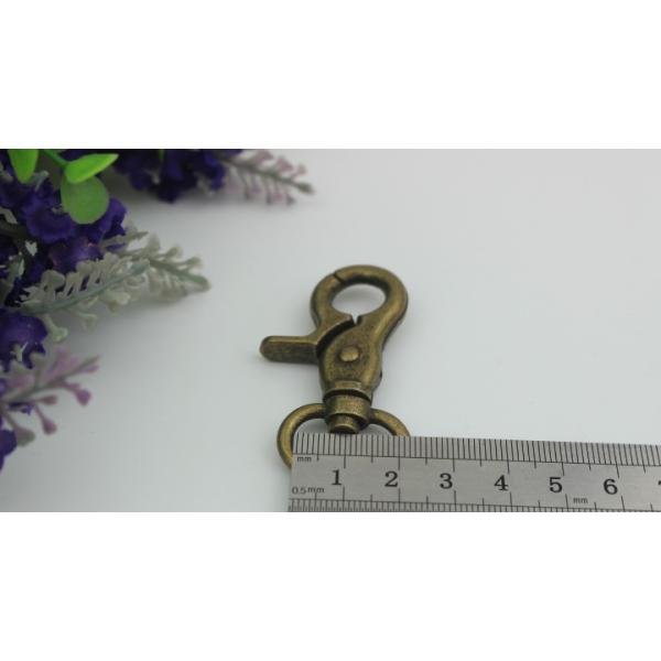 India hot sales anti brass zinc alloy all kinds of size heavy duty snap hook for bags