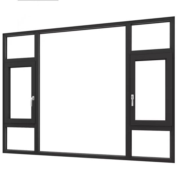 Customized Aluminium Black Casement Windows The Perfect Choice for Louver