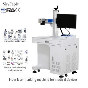 Wholesale Stainless Steel Titanium Alloy Fiber Laser Marking Machine Precision Engraving Machine from china suppliers
