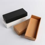 Customized Printing Folding Recycled Kraft Box Rectangle For Jewelry Socks