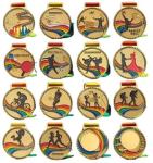 Letterpress Printing Custom Football Medals Generic Laser Engraving Martial Arts