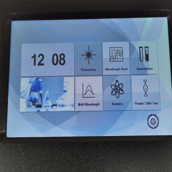 7 inch LCD Touch Screen Variable Spectral Bandwidth Spectrophotometer for Professional