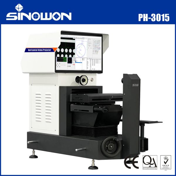 Industrial 2D Measuring Horizontal Projector High Precision Optical Comparison For PH-3015