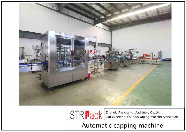 Automatic Bottle Capping Machine With 50 - 300mm Bottle Height 10 - 50mm Cap