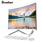 RAM 4GB SDD 120GB I3 3120 Curved Desktop Computer 27 Inch With Camera