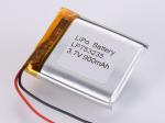 lithium polymer battery 3.7V 900MAH lp053450,lp483547,lp503055,lp603442,lp753235