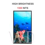 1920x1080 1500 Nits High Brightness LCD Display , LCD Advertising Equipment