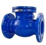 DN100 4 inch PN10 Cast iron flange swing check valve manufacturer with