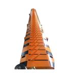 Residence Remote Control Parking Bollards , Tyre Killer Barriers Black