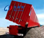 12000*2500*3500mm 2/3 Axles Side Tipper Semi Truck Trailer for Self Discharge
