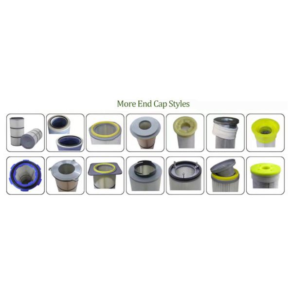 Hot Sale Industrial Powder Collection element 99% Efficiency Dust Collector air Filter Cartridge with Hepa Filter