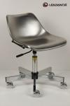 201 Stainless Steel ESD Cleanroom Chairs NO Armrest With Foot Rest Meet 100
