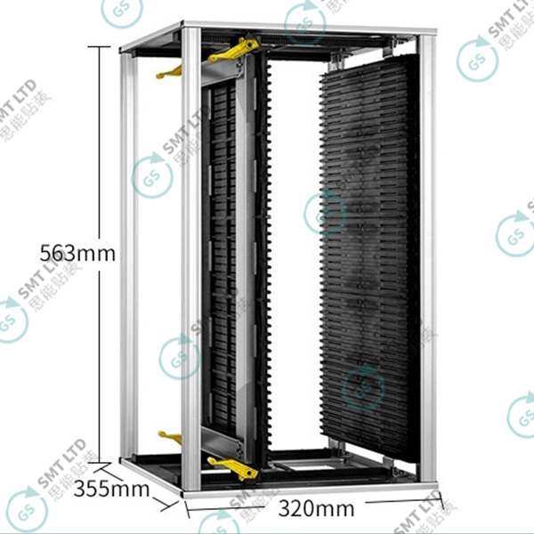 smt loading and unloading rack-355-320-563mm-Product illustration