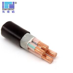Wholesale YJV22 N2XRY STA Low Voltage Power Cable 4x300mm2 Steel Tape Armored Halogen Free from china suppliers