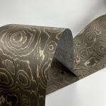 Brown Composite Wood Veneer With Fleece Backing DIY Wood For Jewel Box Car