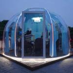 PC Dome House Tent Aluminium Luxury Bubble Tents For Outdoor Camping