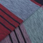 Sweat-Absorbent And Crisp And Stylish Striped Knit Fabric For Polo Shirt