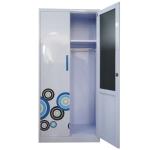 H1850 Modern Steel Home Furniture Printed Clothes Almirah Storage Cabinet For