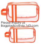Modern Fashion Travel Portable Transparent PVC Customized Logo Cosmetic Pouch