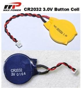 China CR2032 3V Primary Lithium Battery 210mAh , High Voltage Button Cell on sale