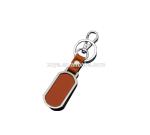 ROHS BM 2D Leather Key Chain Holder Custom Keyring OPP Pack