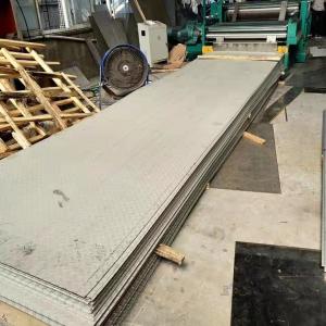 Wholesale Cold Rolled 304 Stainless Steel Plate Checkered Anti Slip from china suppliers