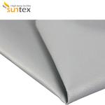 32 Oz Grey Silicone Rubber Coated Glass Fiber Fabric For Heat Shield And Fire