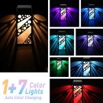 IP65 Waterproof Solar Powered Wall Lights For Landscape Design Garden Fence And