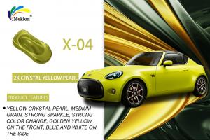 China 1K Crystal Yellow Pearl Auto Paint: Bright Colors & Weather Resistance for Car Body on sale