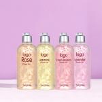 300ml OEM Skin Care Products Petal Perfume Cleansing Moisturizing Shower Gel